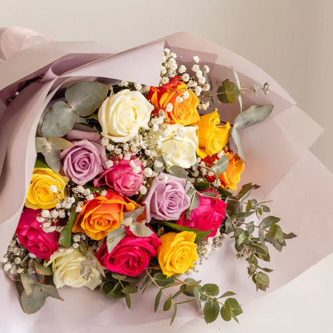 Multi Coloured Rose
