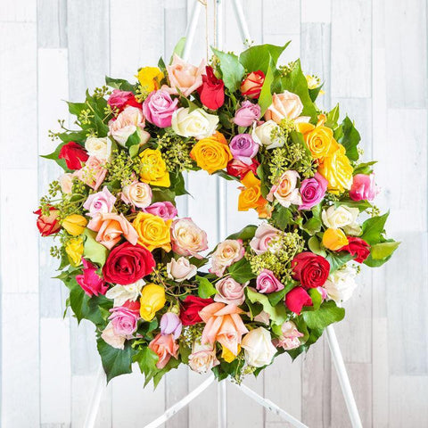 Rose Sympathy Wreath